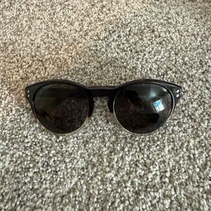 Michael Kors Black Gradient Round Sunglasses
